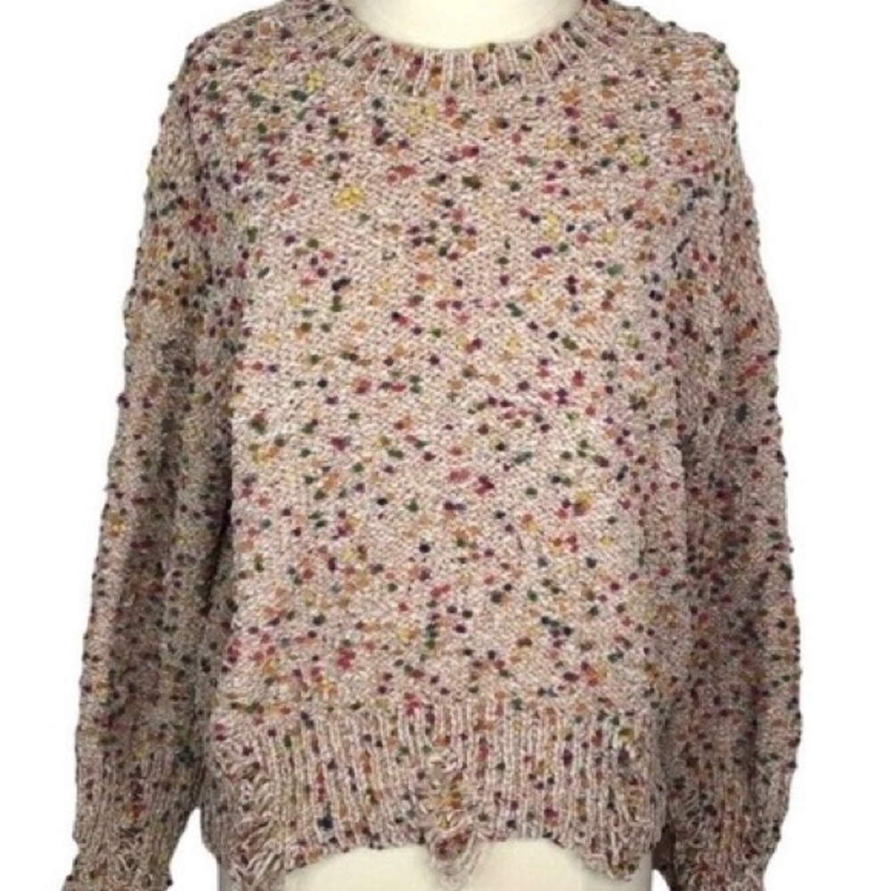 Homegrown Hippie  Multicolor Speckled Women's Sweater.Size Small‎ Super Soft.